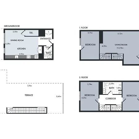 Tatil Evi Sanders Pier - Fantastic 3-bedroom Townhouse With Balcony Terrace *
